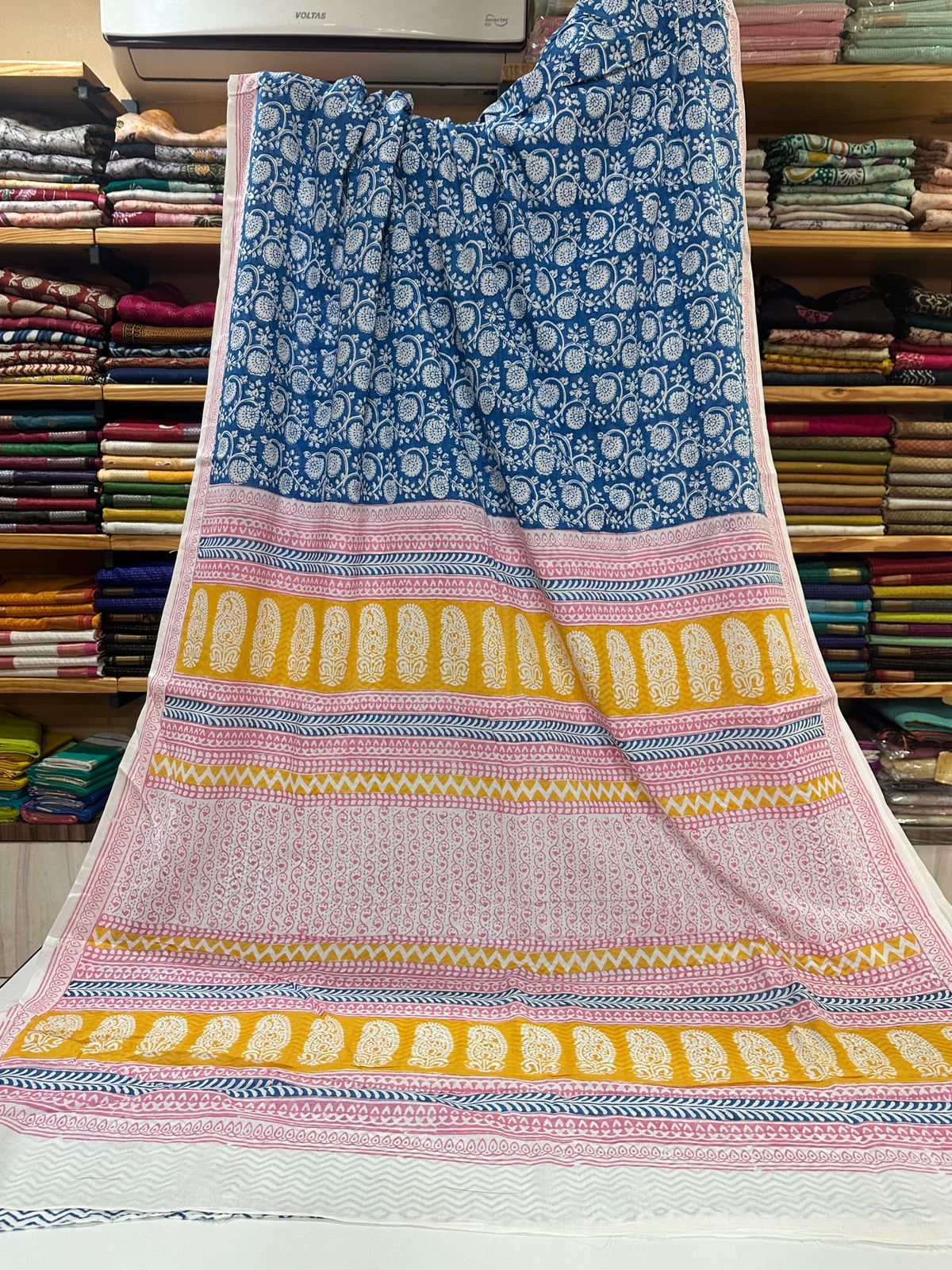 Indigo Bagh Cotton Sarees